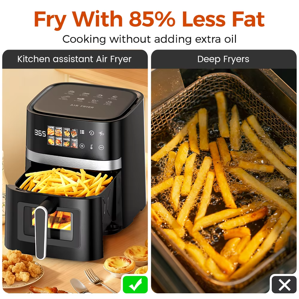 Digital Air Fryer, 5.5L 8 in 1
