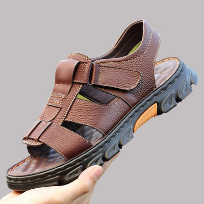men's sandals with adjustable velcro closure