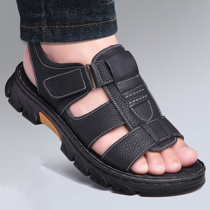 men's sandals with adjustable velcro closure