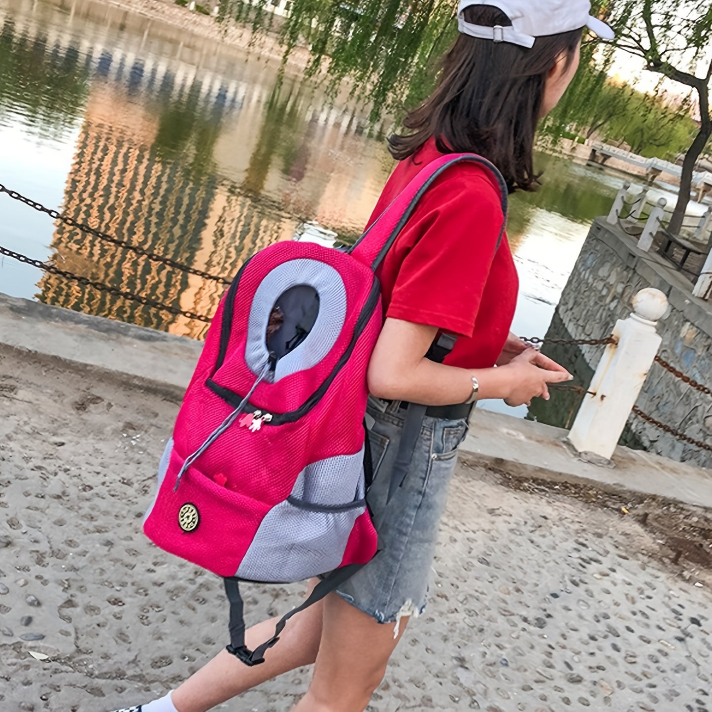 Dog Carrier Backpack, Portable Dog Travel Bag