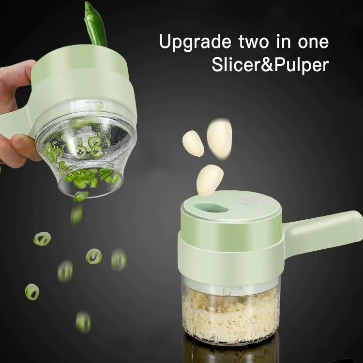 Electric Vegetable Cutter  4 In1