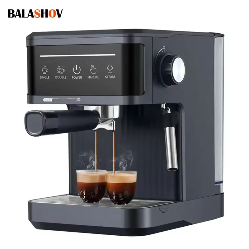 20Bar Espresso Machine, Semi-Automatic Coffee Maker with Milk Frother - Professional Italian