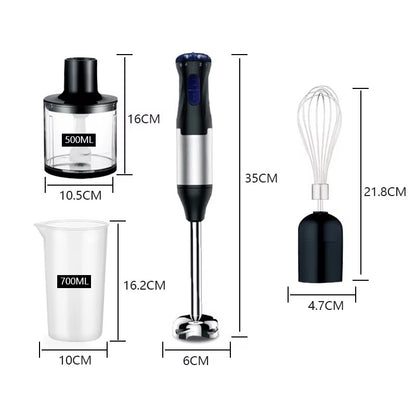 Immersion Hand Blender Set, 1000W Powerful 4 - in - 1