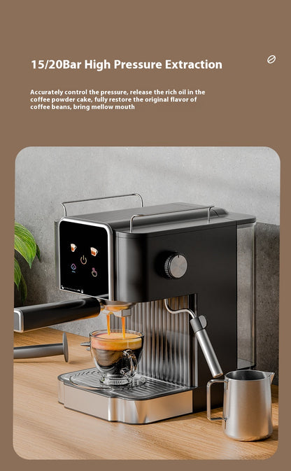 Italian High-Pressure Espresso Coffee Machine