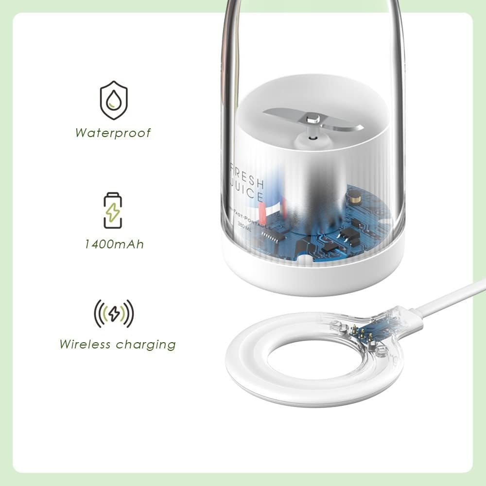 Multifunctional USB Rechargeable Fruit Juice Cup – Portable Mini Blender for Smoothies, Shakes & Fresh Juice On the Go