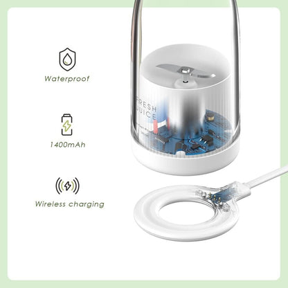 Multifunctional USB Rechargeable Fruit Juice Cup – Portable Mini Blender for Smoothies, Shakes & Fresh Juice On the Go