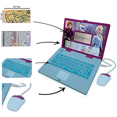 Lexibook JC598FZi3 Disney Frozen 2 Bilingual Educational Laptop