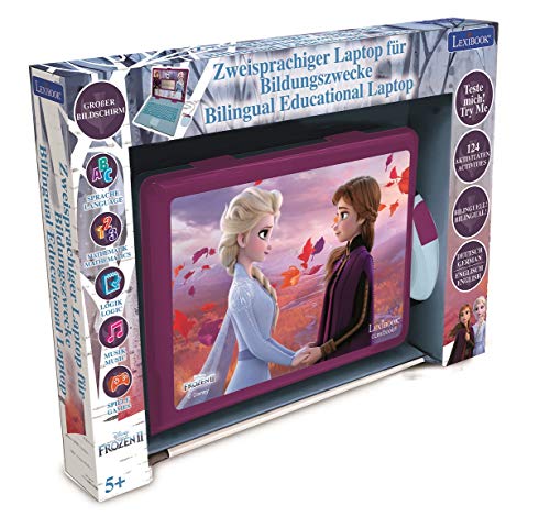 Lexibook JC598FZi3 Disney Frozen 2 Bilingual Educational Laptop