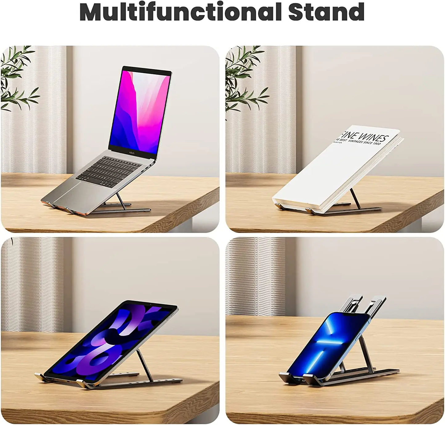 Aluminium-Notizbuchhalter, faltbar