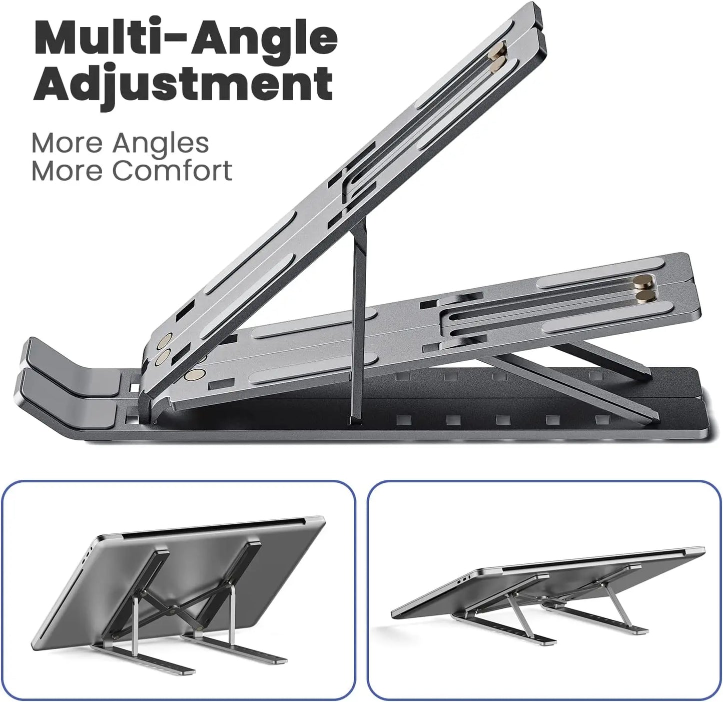 Aluminium-Notizbuchhalter, faltbar